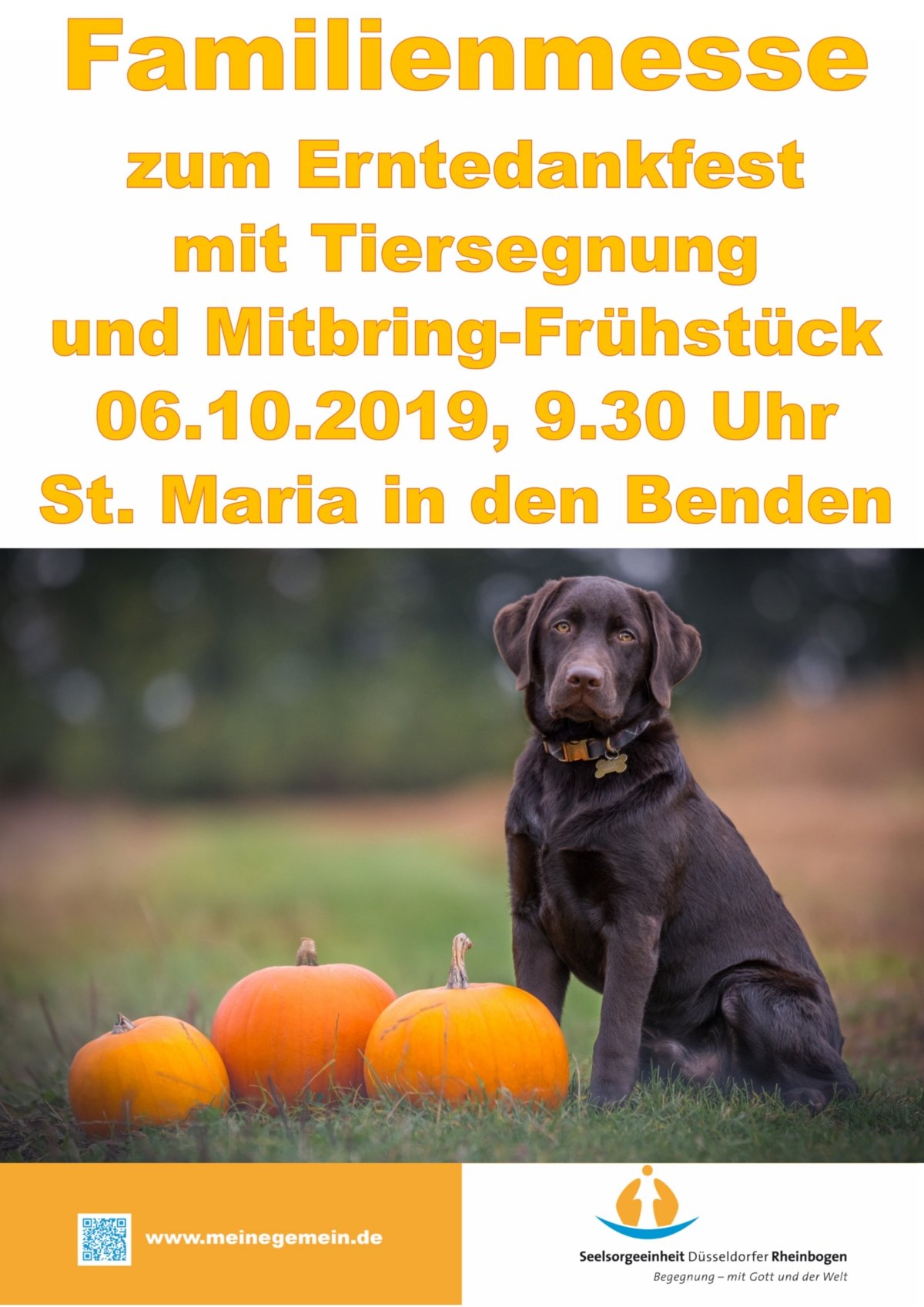 Erntedank Bende 2019 Plakat (c) SE Düsseldorfer Rheinbogen