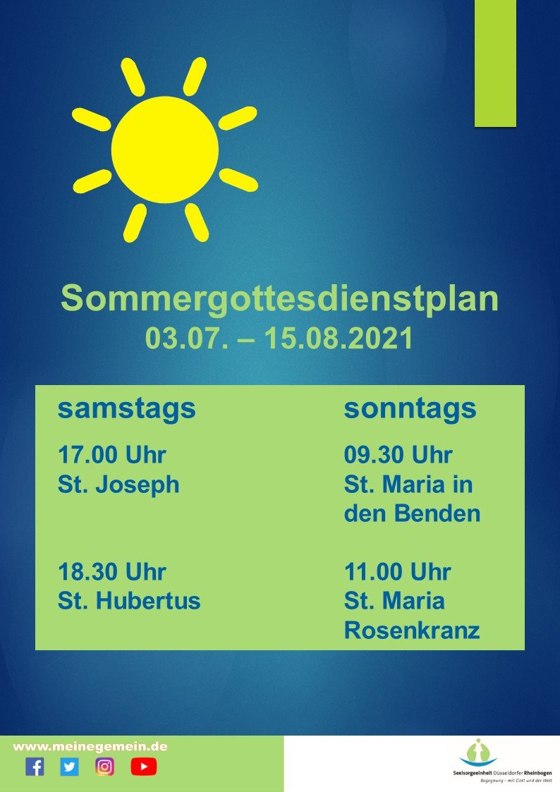 Plakat Sommergottesdienstplan 2021_hochkant (c) SE Düsseldorfer Rheinbogen