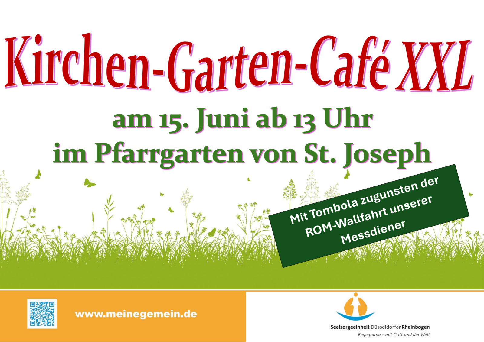 20250604_Plakat Kirchen-Garten-Café XXL (c) SE Düsseldorfer Rheinbogen