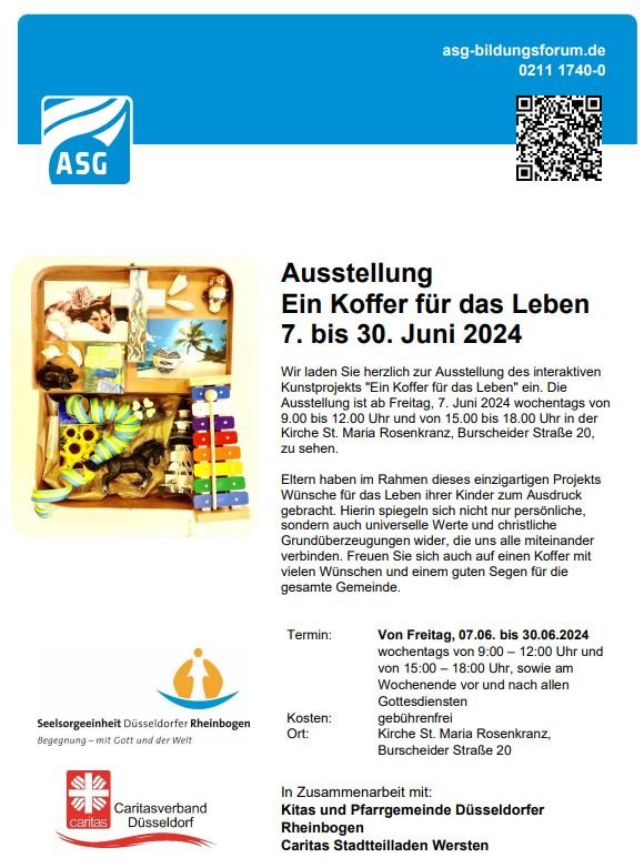 3 Wochen Ausstellung Koffer für das Leben 24