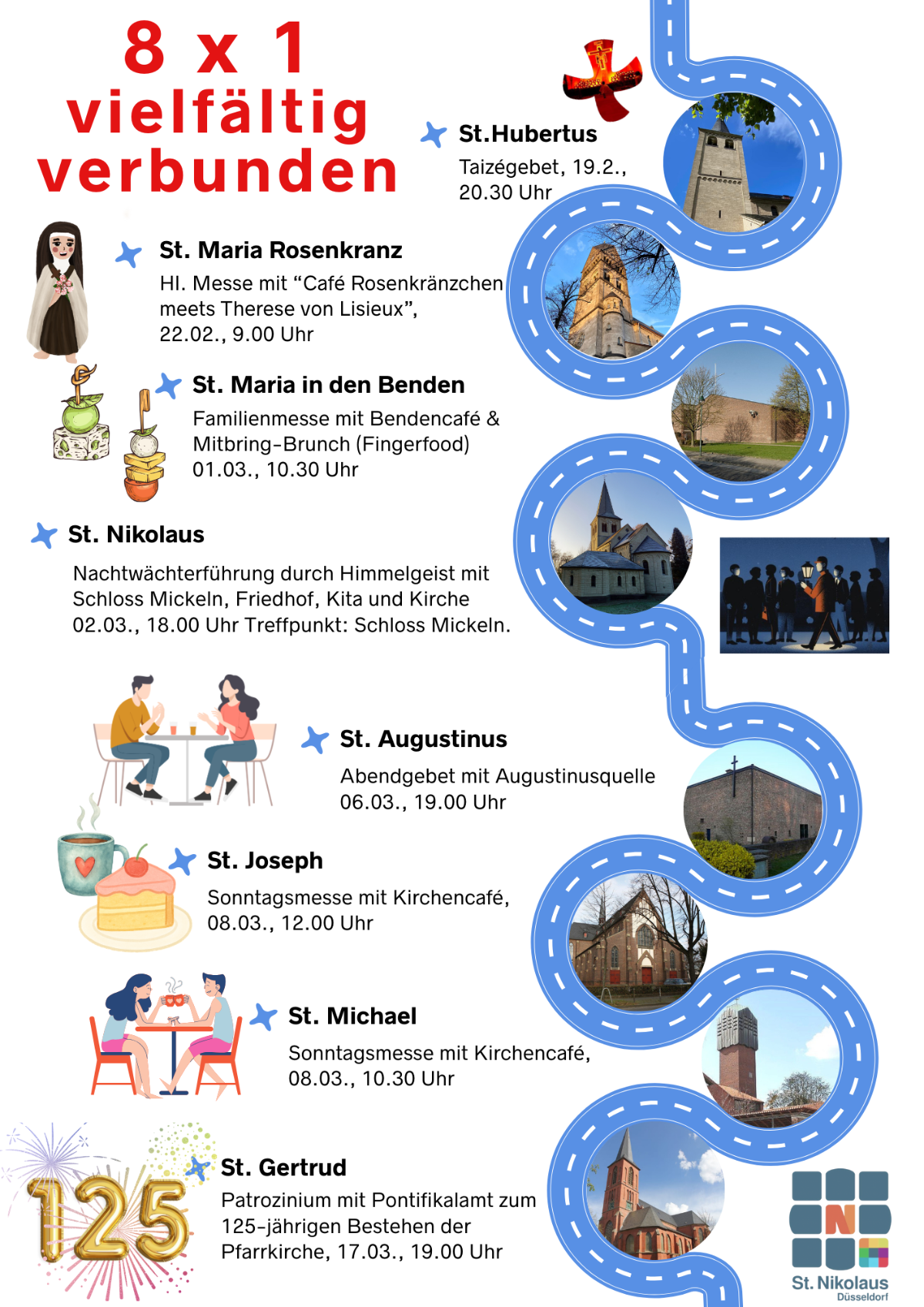 8x1 vielfältig verbunden 2026