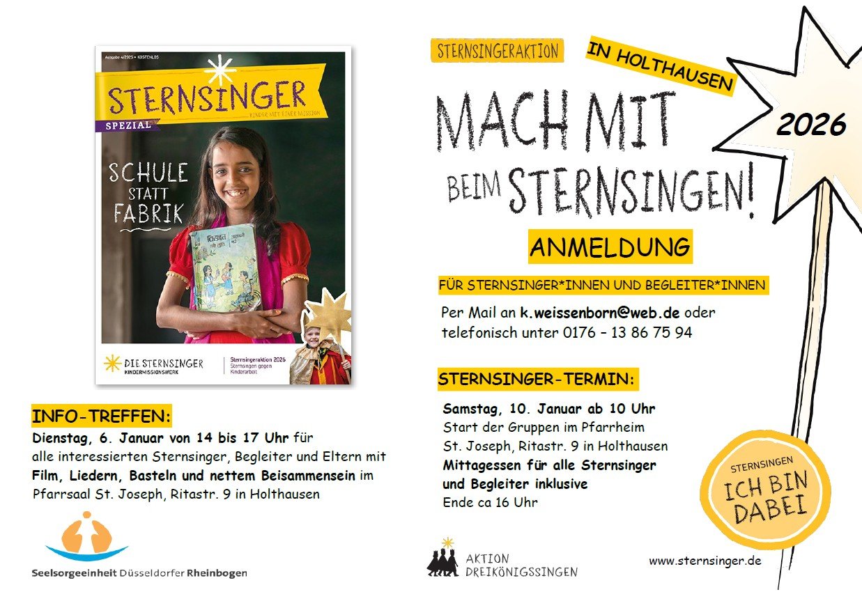 Anmeldung Holthausen Sternsinger 26