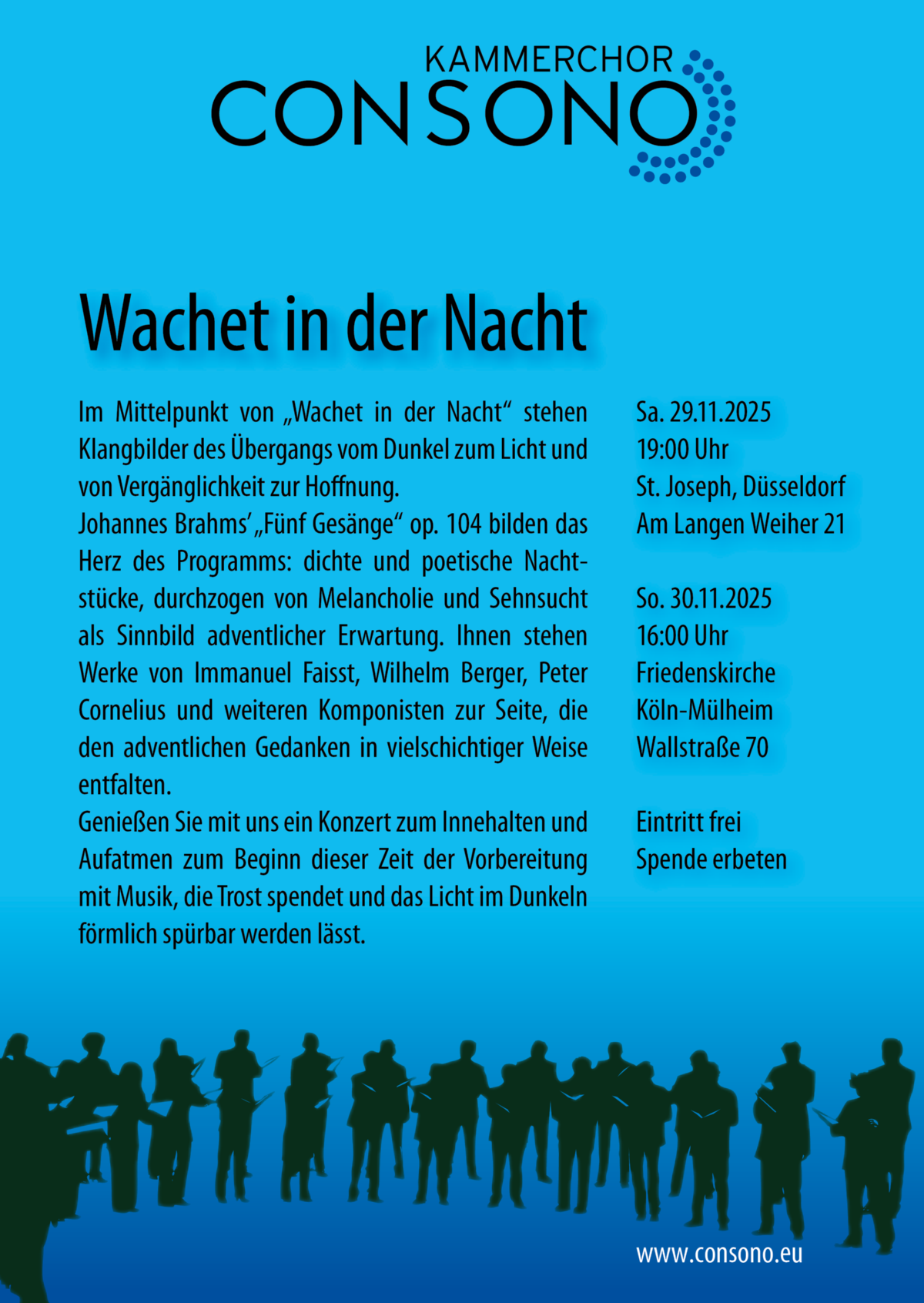 Flyer CONSONO Wachet Rück