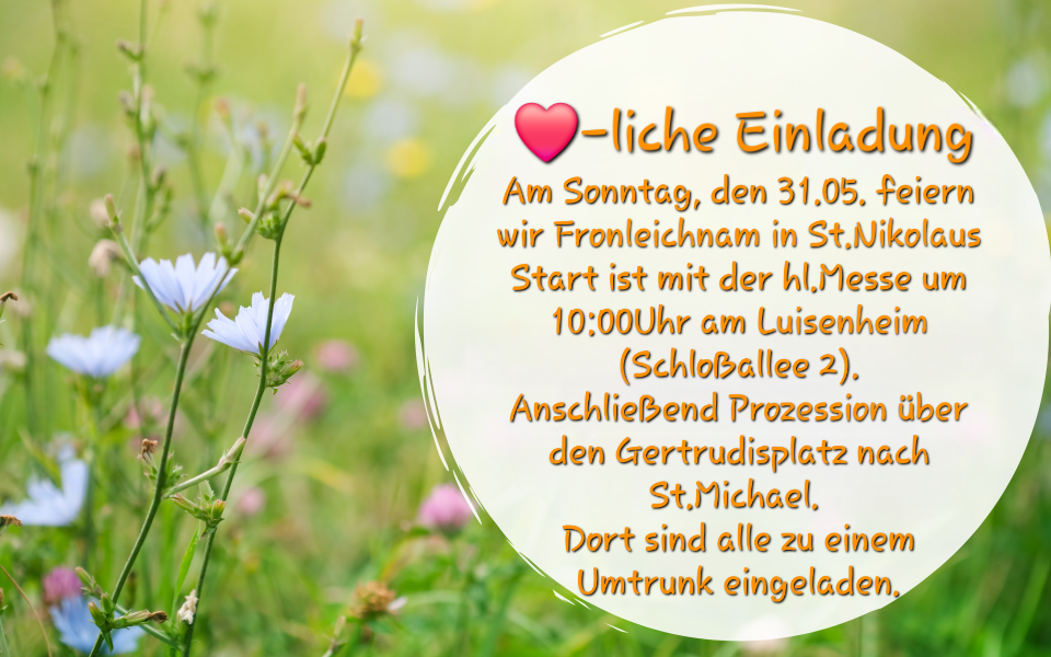 Fronleichnam in St. Nikolaus 2026