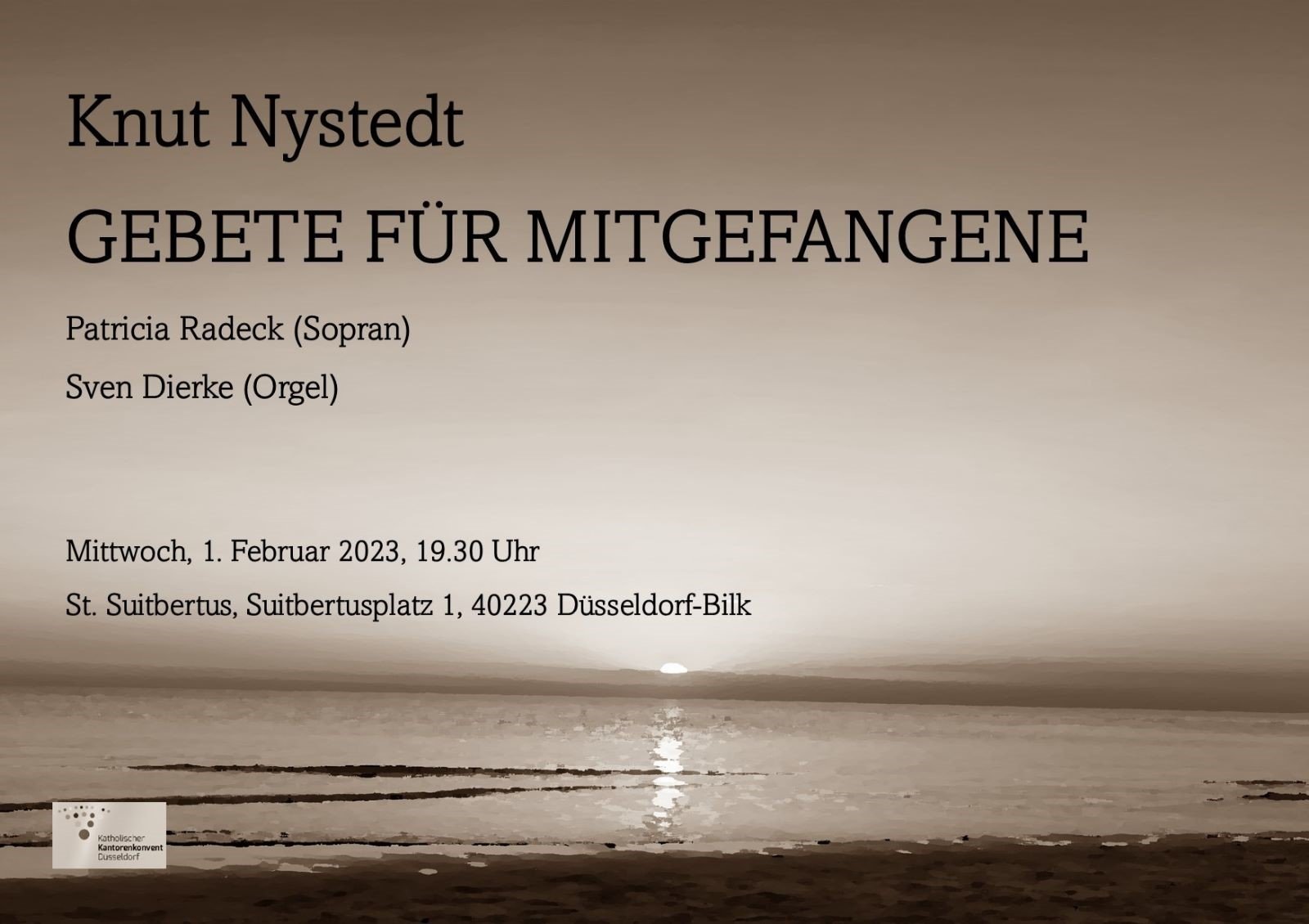 Gebete für Mitgefangene - Kurt Nystedt 1.2.23 St. Suitbertus