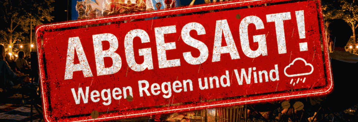 Open-Air-Kino: Absage!!!