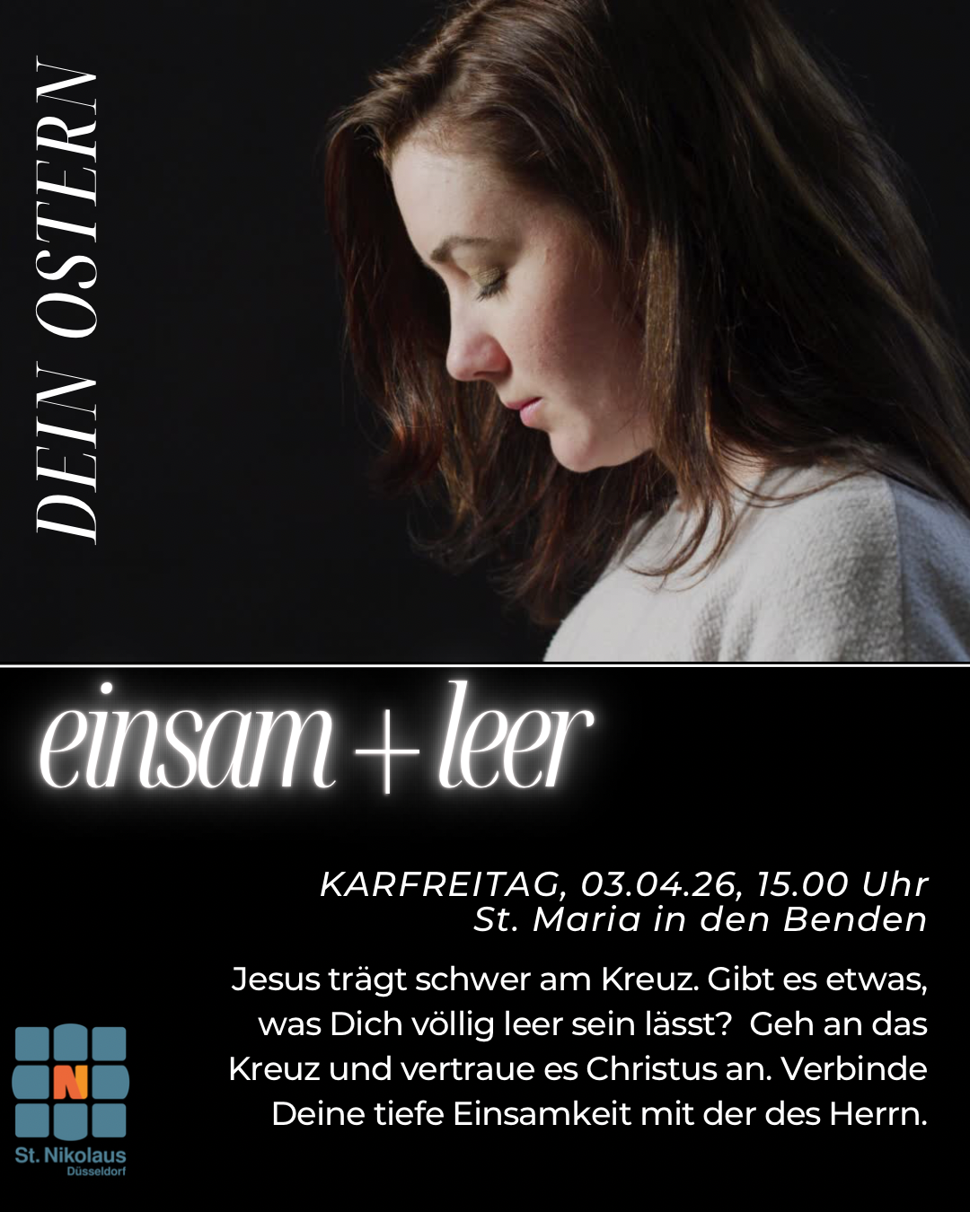 Karfreitag einsam leer 2026