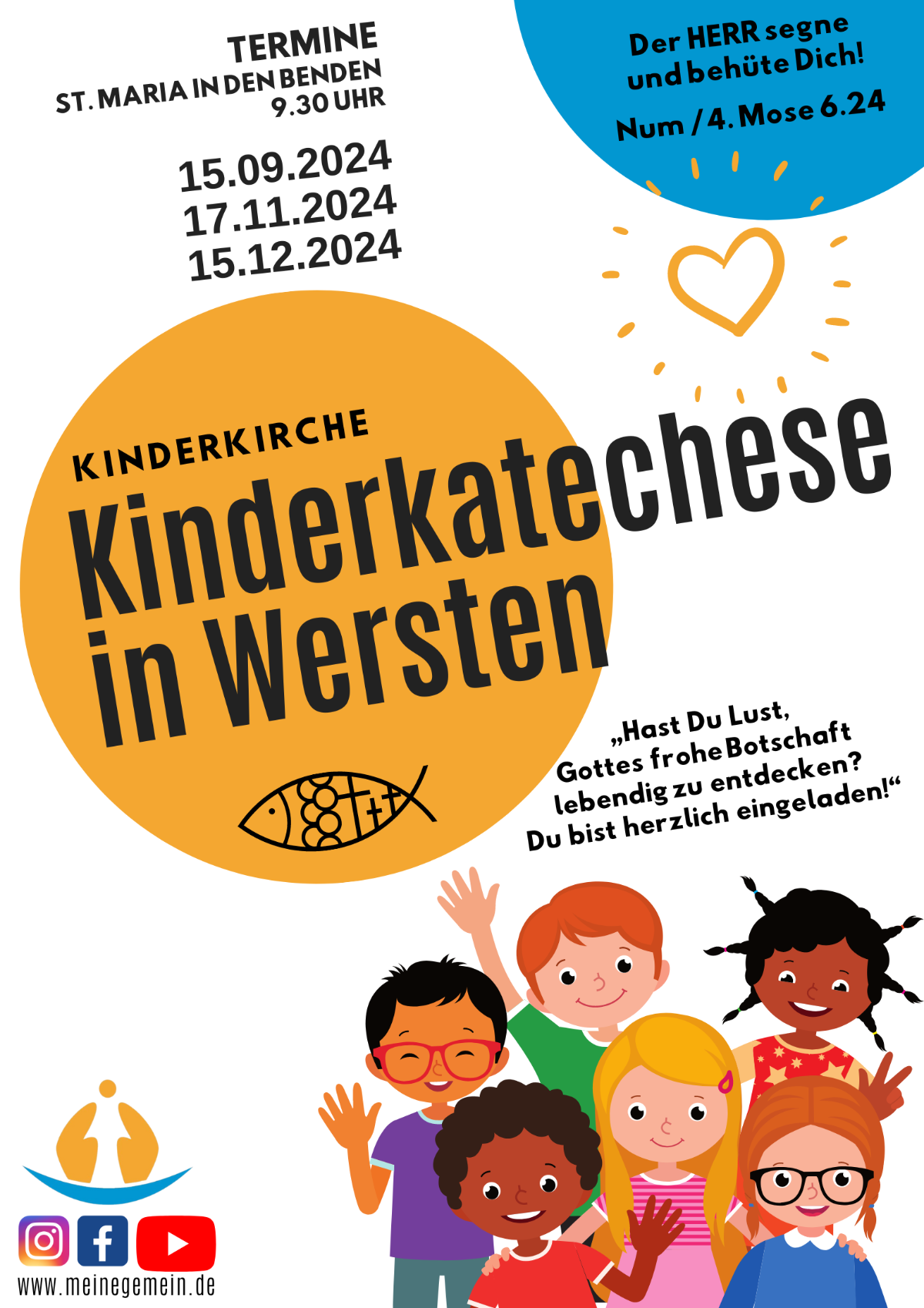 Kinderkatechese in der Bende 2024 2. Halbjahr