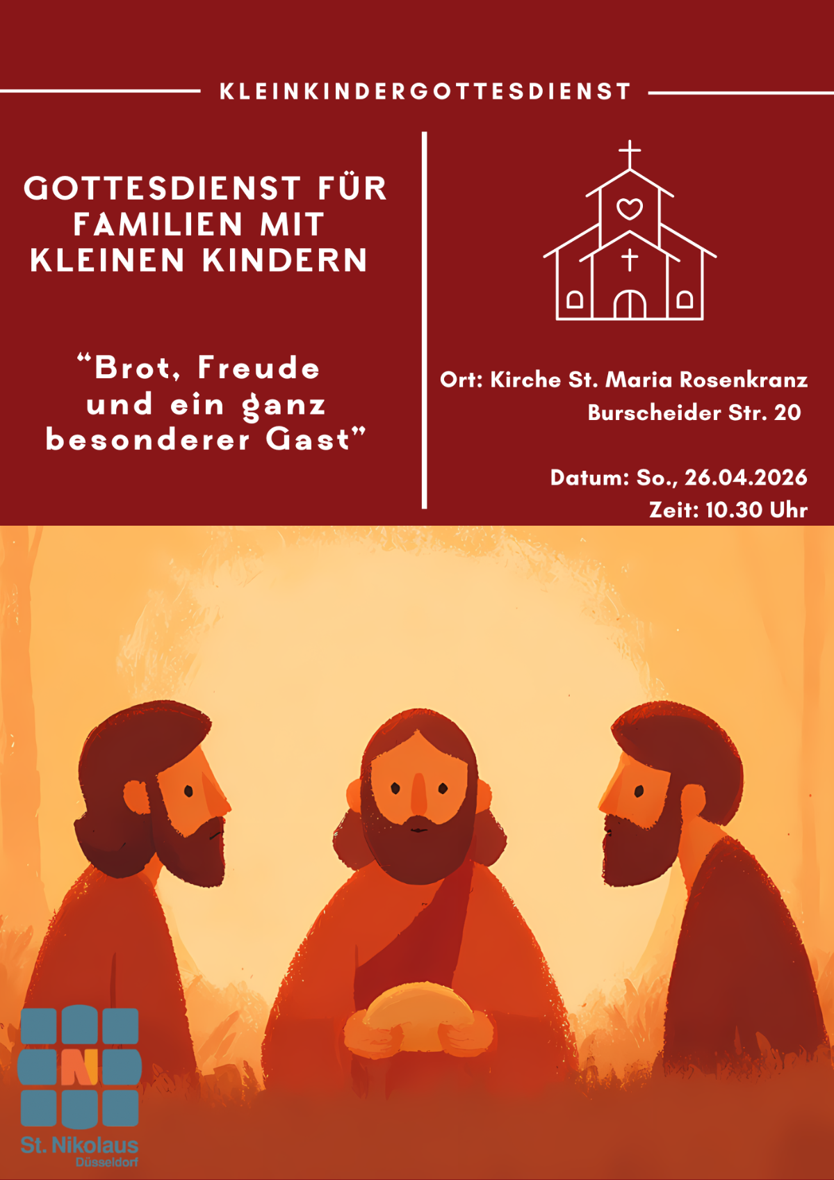 Kleinkindergottesdienst (1080 × 1080 px) (A4)