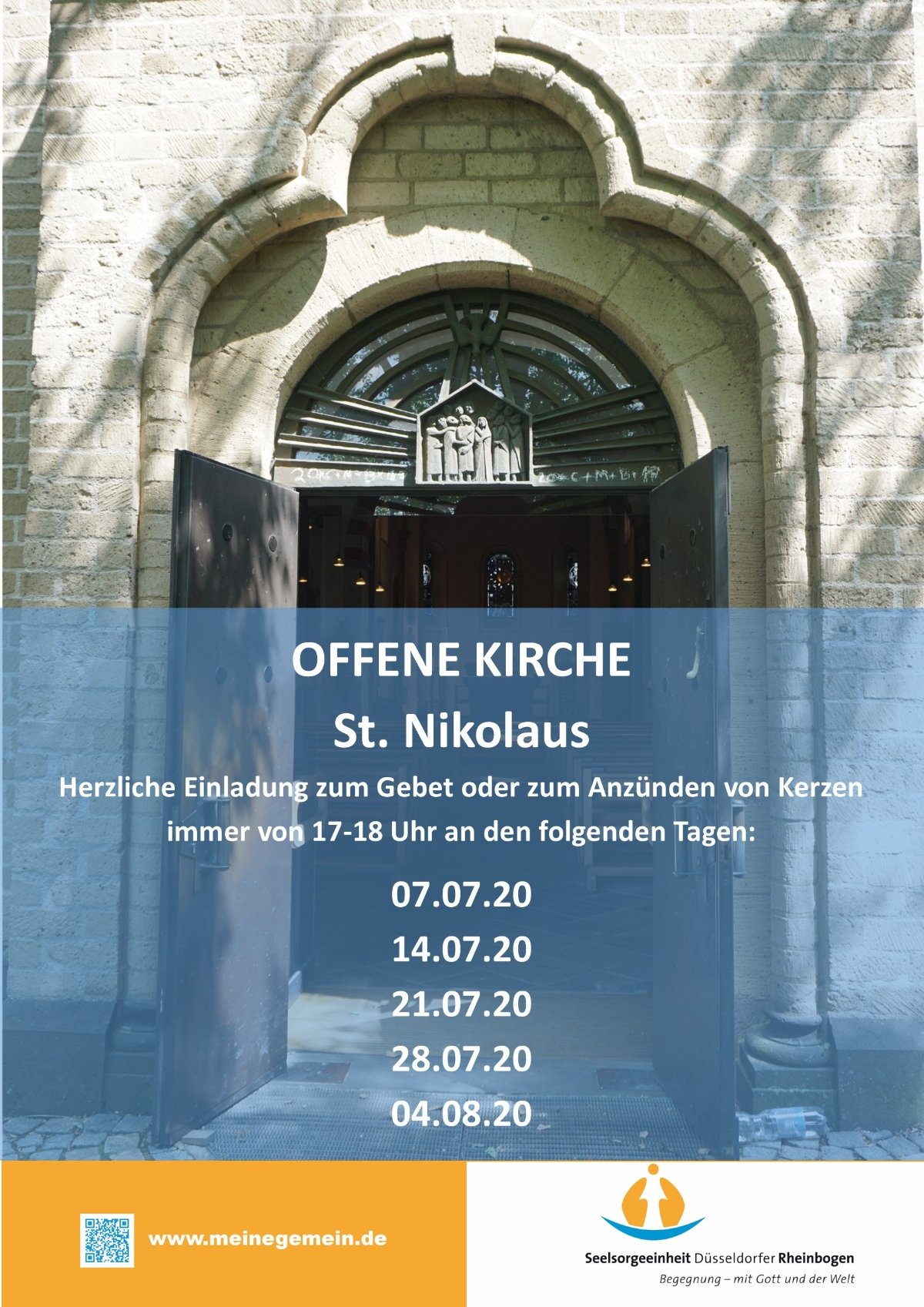 Offene Kirche St. Nikolaus 2020 (c) SE Düsseldorfer Rheinbogen