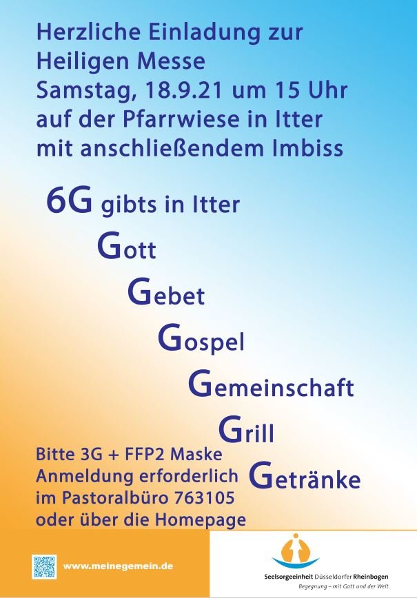 OpenAirGottesdienst auf der Pfarrwiese 18.9.2021