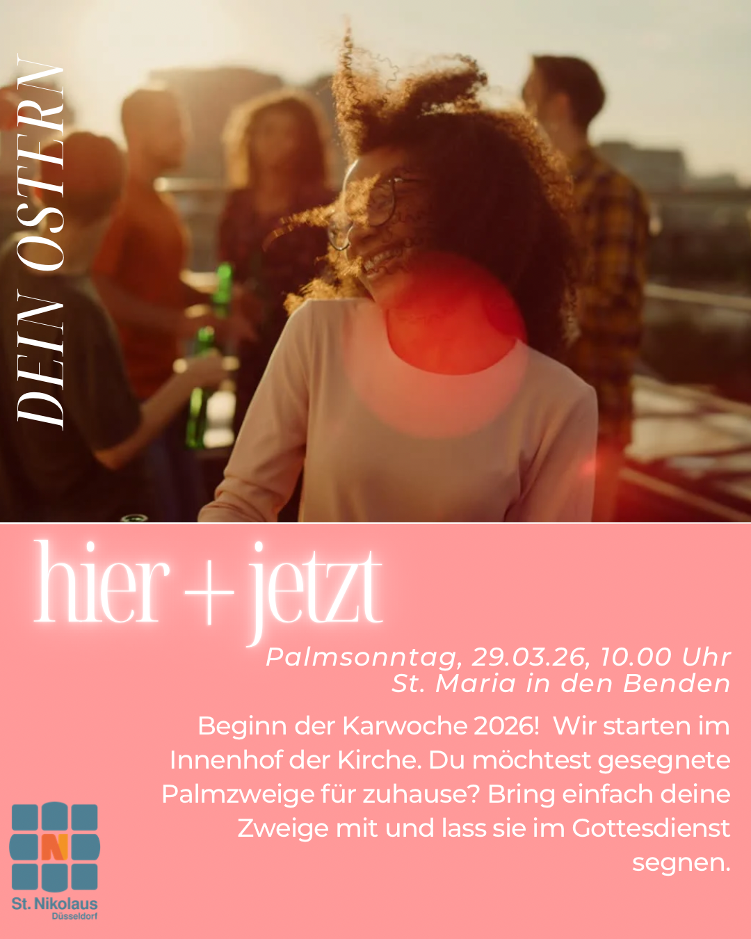 Palmsonntag hier jetzt 2026