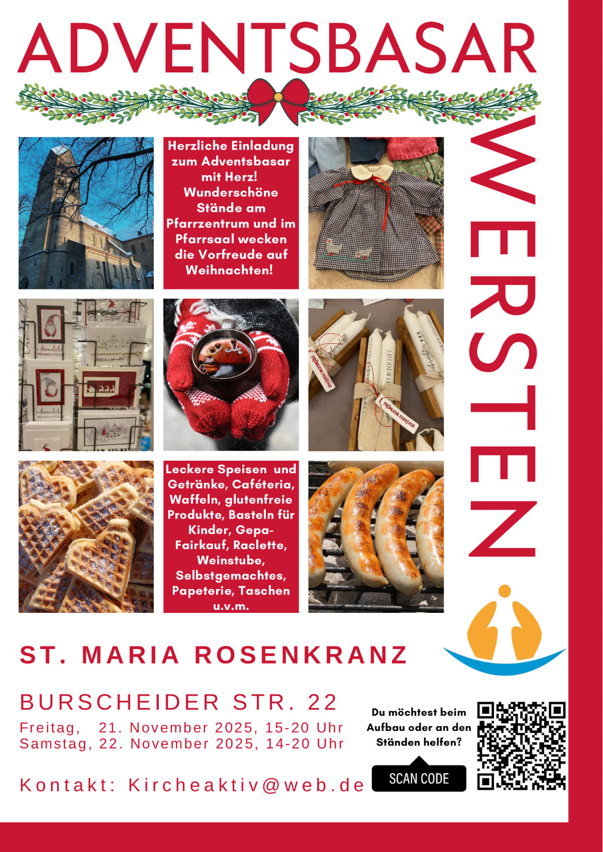 Plakat 2025 Werstener Basar