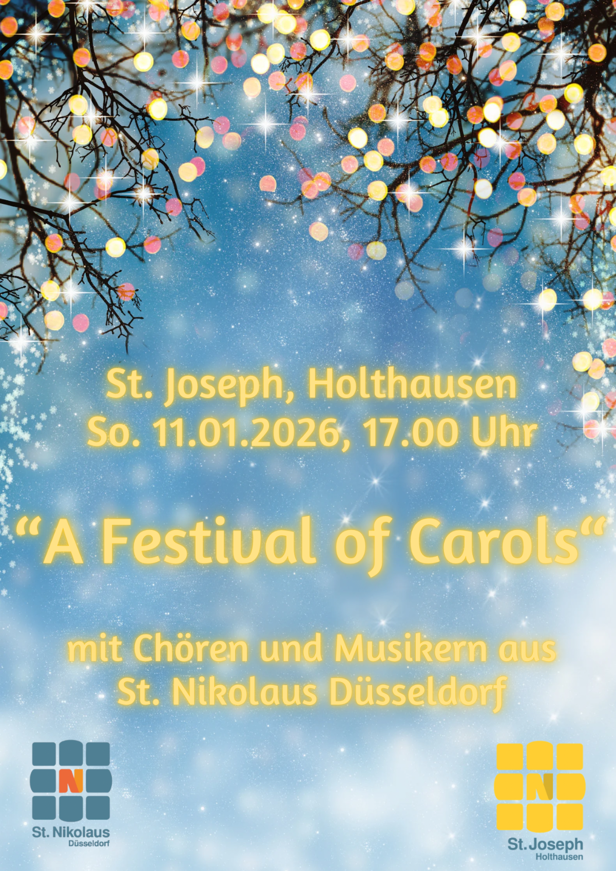 Plakat 2026 Festival of Carols