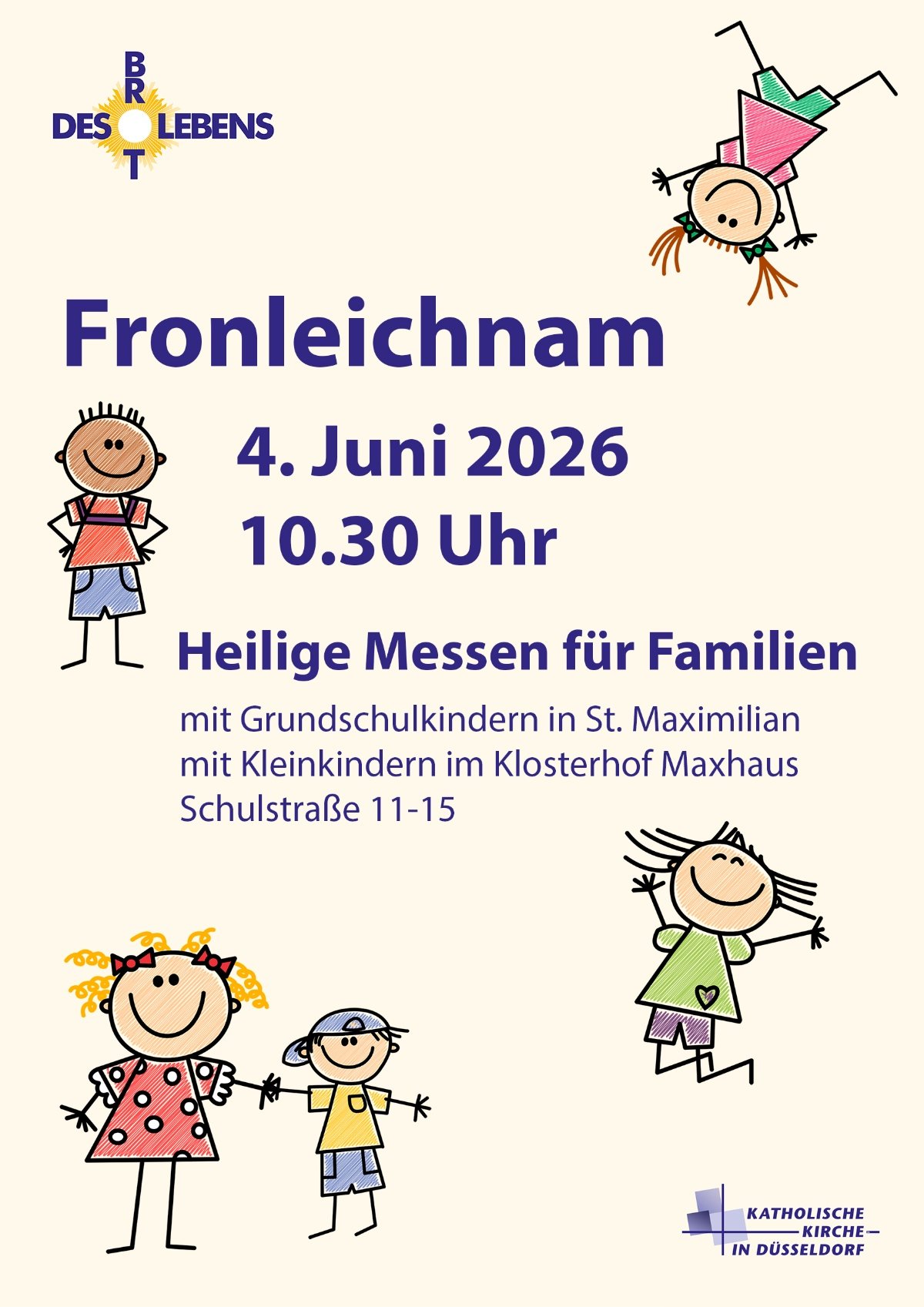 Plakat 2026 Fronleichnam Kinder