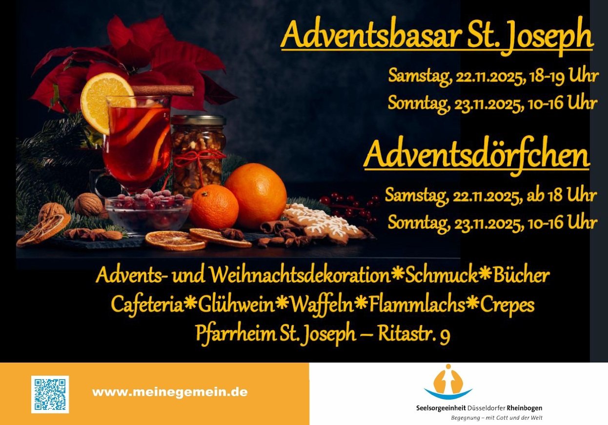 Plakat Adventsbasar Jos 25