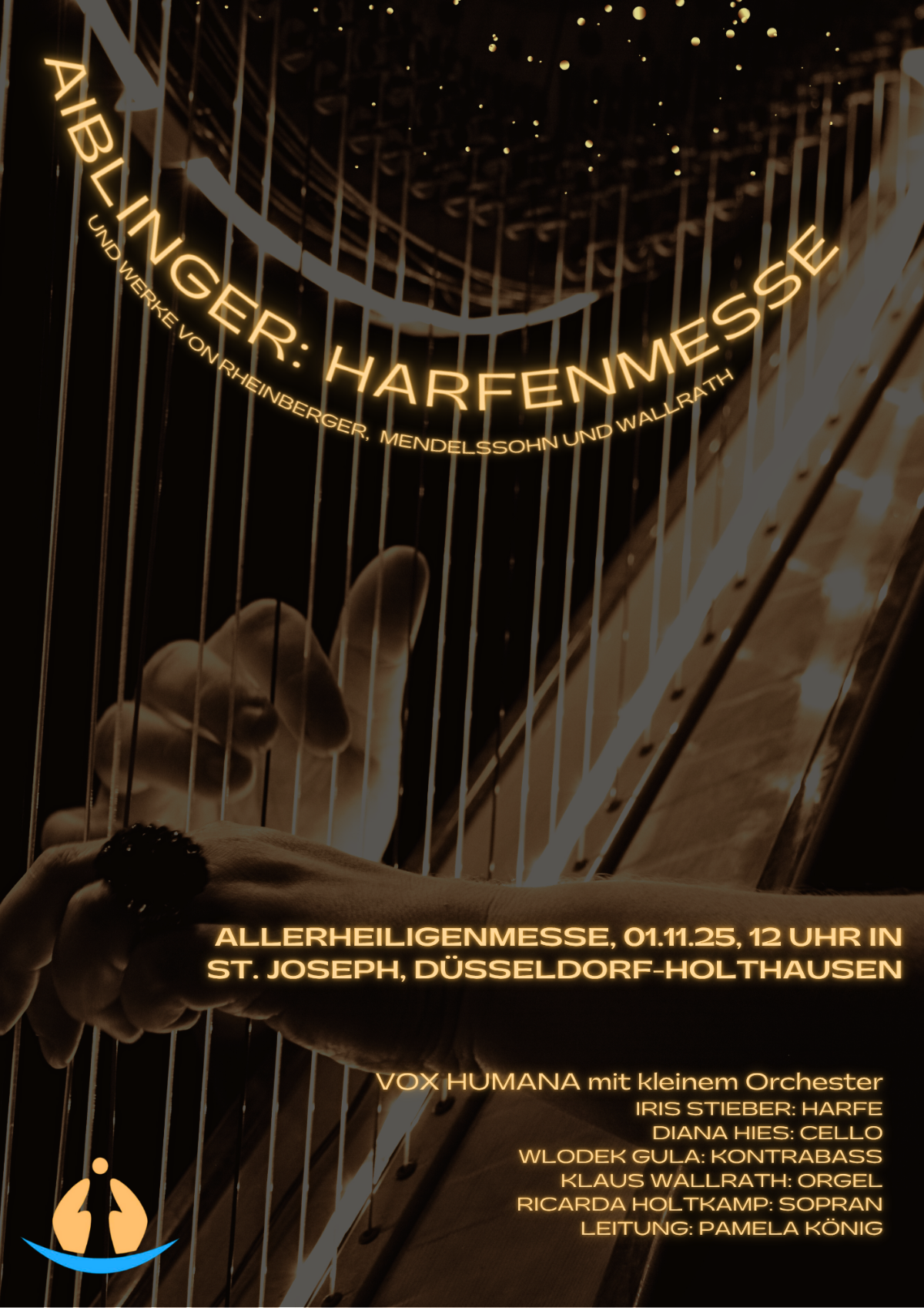 Plakat Aiblinger Harfenkonzert 25
