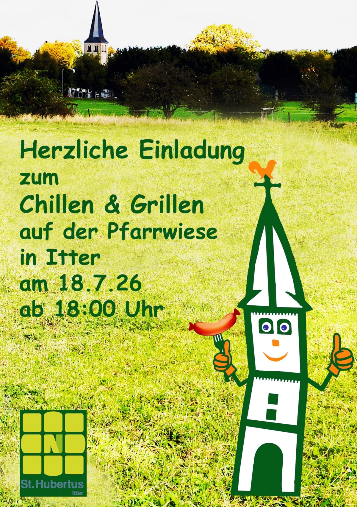 Plakat Chillen und Grillen 2026