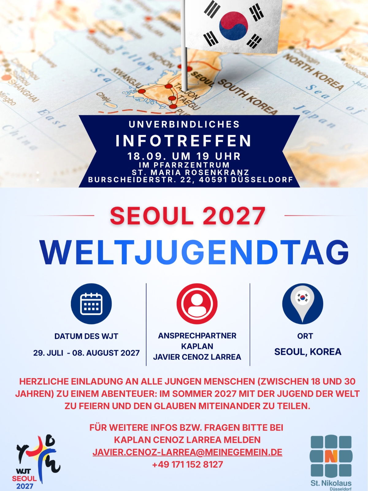 Plakat Einladung 1. INfotreffen WJT 27