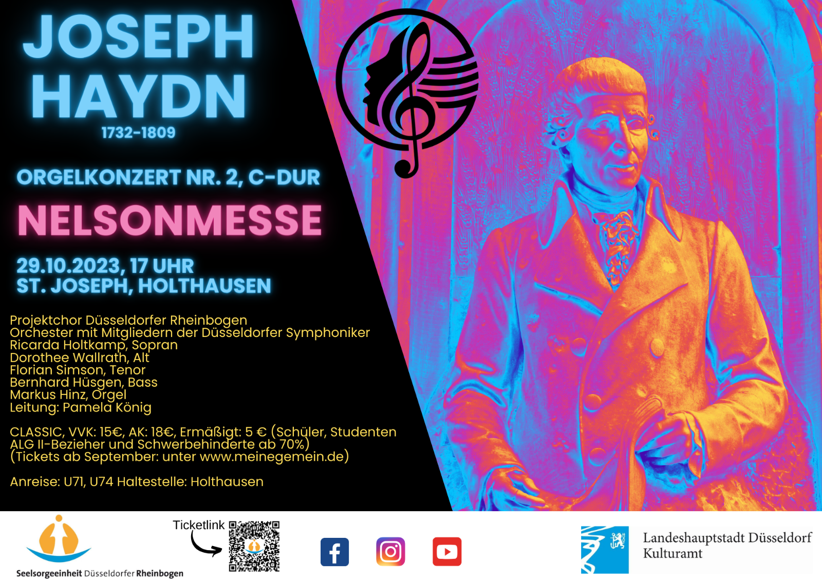 Plakat Konzert Nelsonmesse