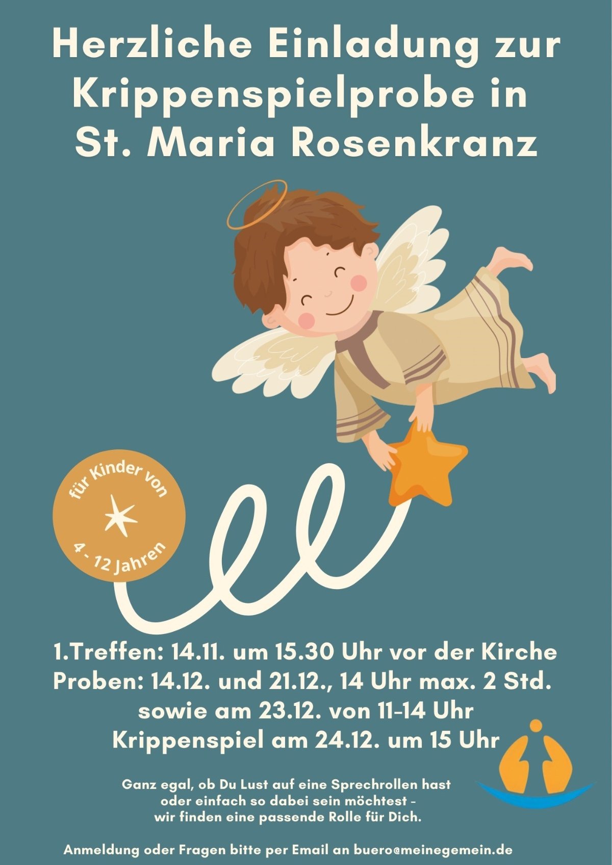 Plakat Krippenspiel Ro 24