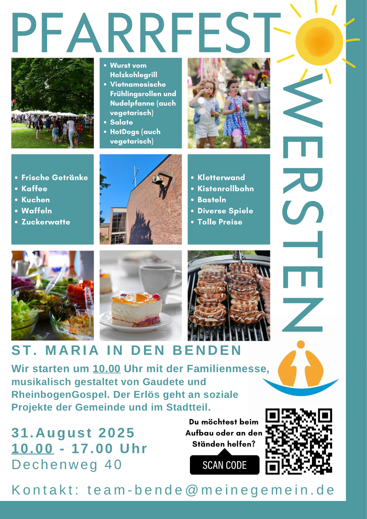 Plakat Pfarrfest Wersten