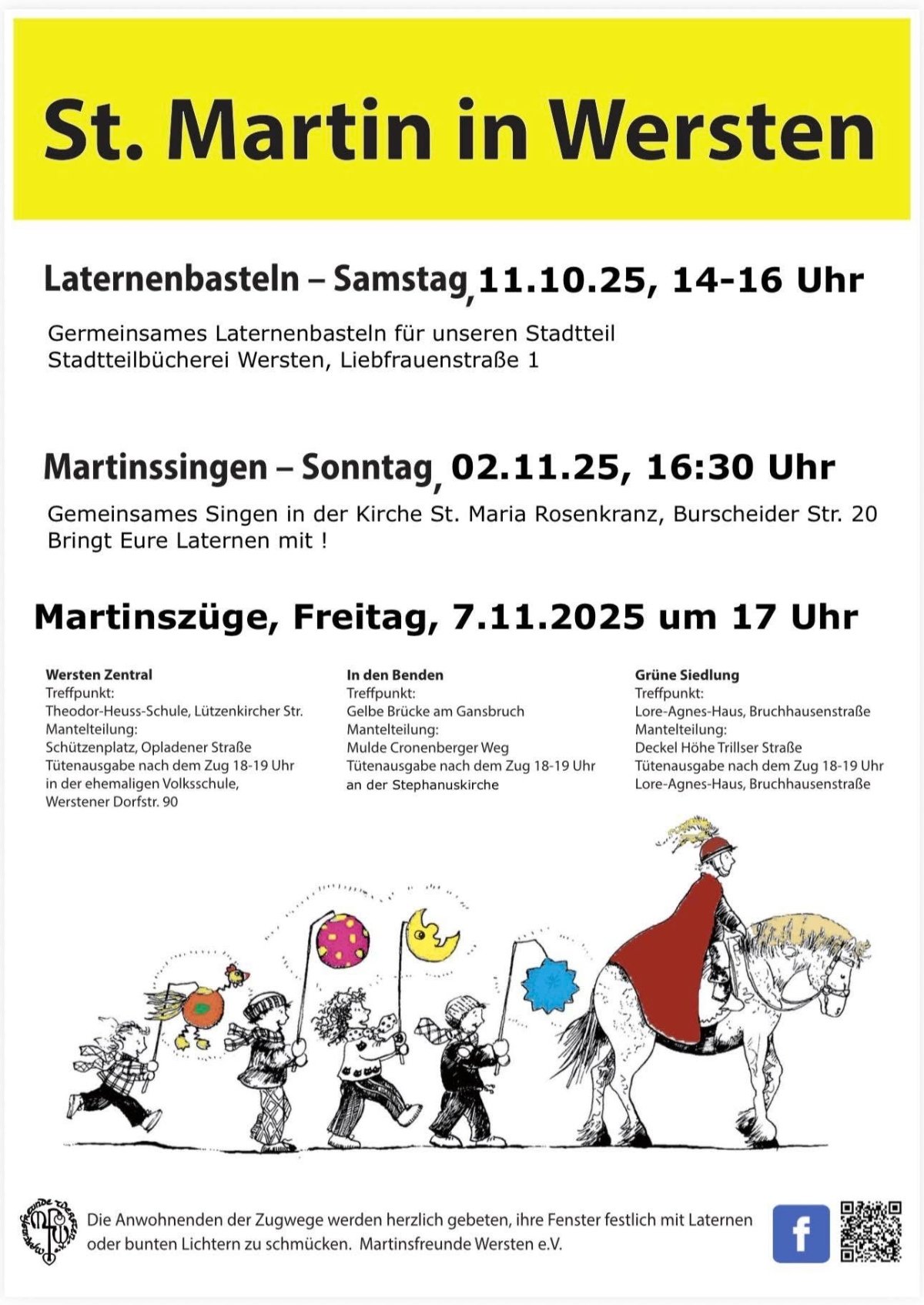 Plakat St. Martin Wersten 25