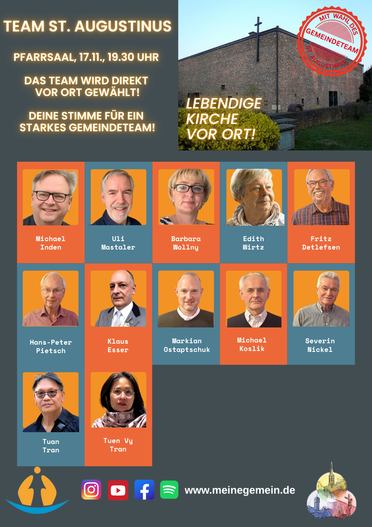 Wahlplakat 2025 Ortsteam