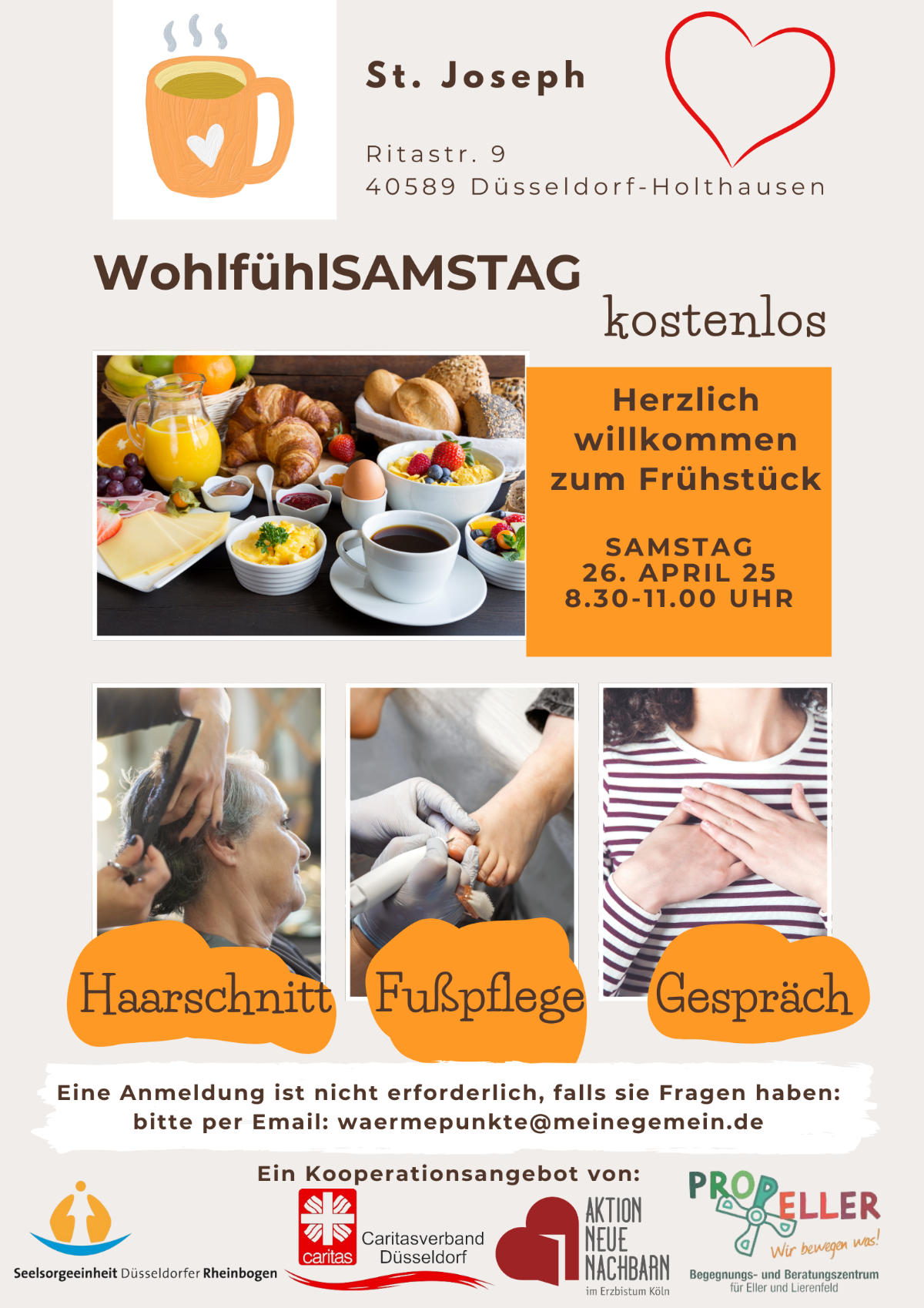 Wohlfühlsamstag Plakatz 26-4-25