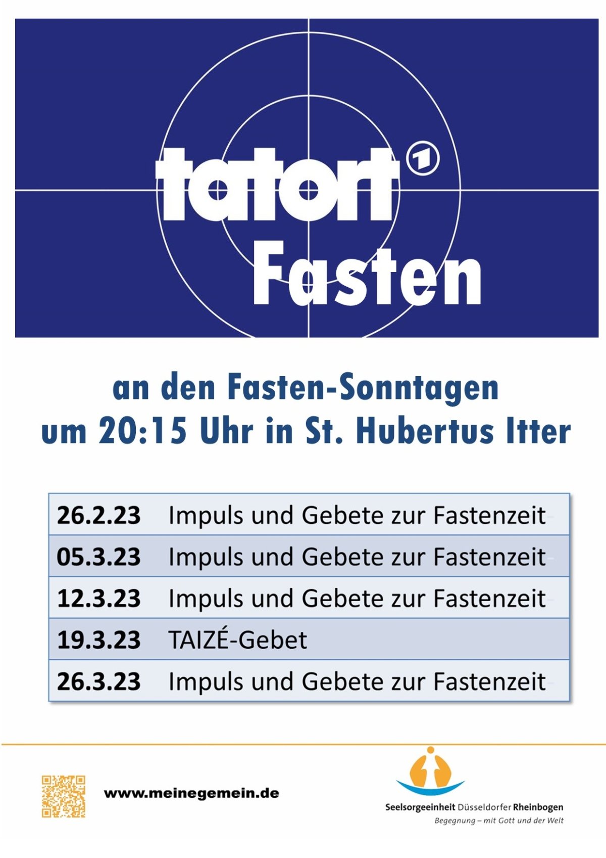 Hub_Plakat Tatort Fasten (c) SE Düsseldorfer Rheinbogen