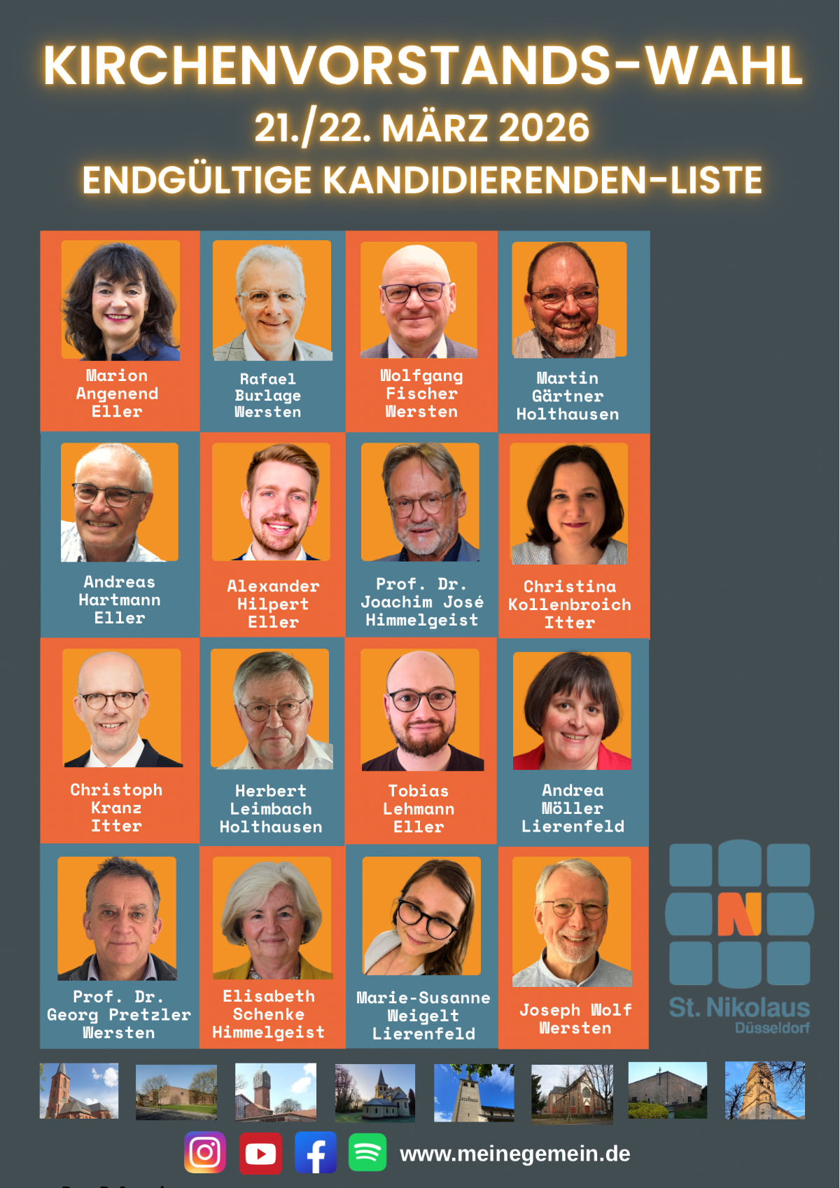 KV-Wahl engültige Kandidierende 2026