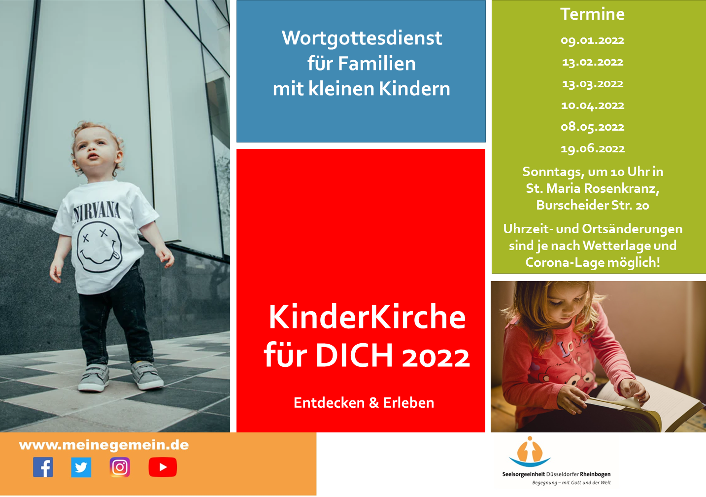 Kind & Kirche Plakat 2022 1. Halbjahr