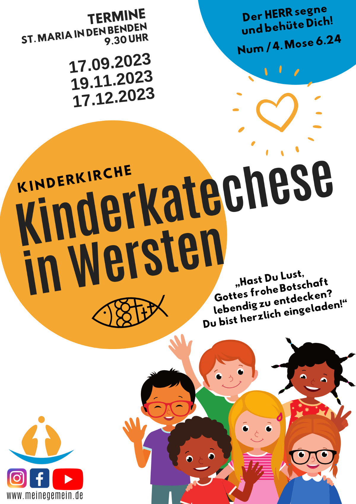 Kinderkatechese in der Bende 2023 2. Halbjahr