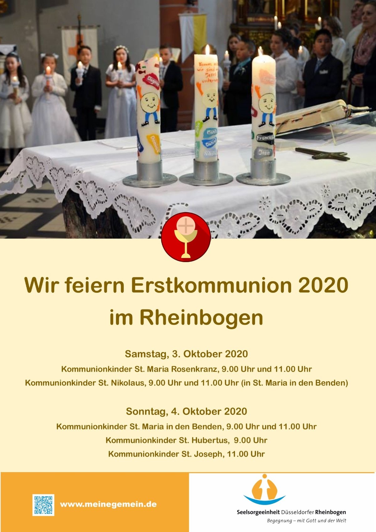 Plakat Erstkommunion 2020