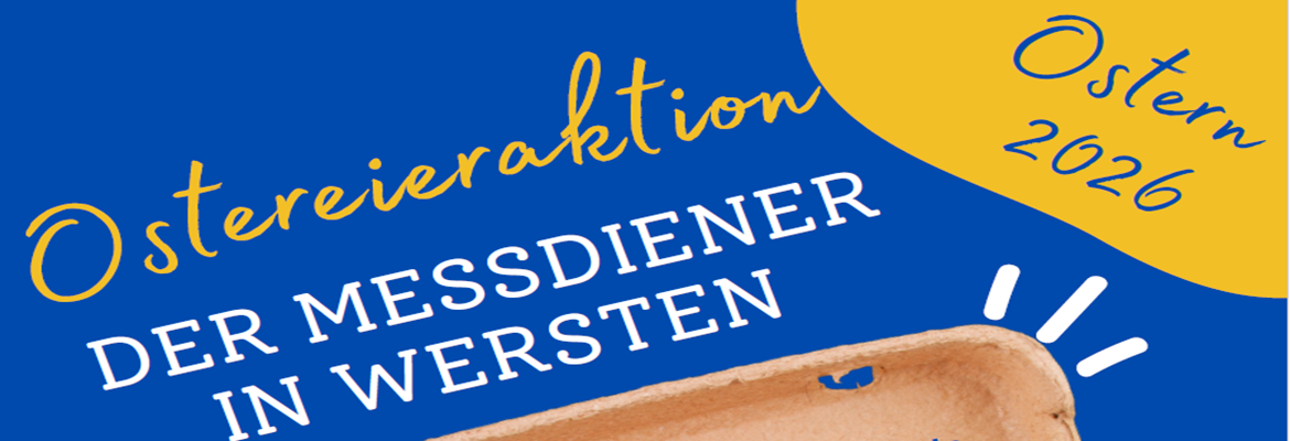 Eierspenden für die Messdiener