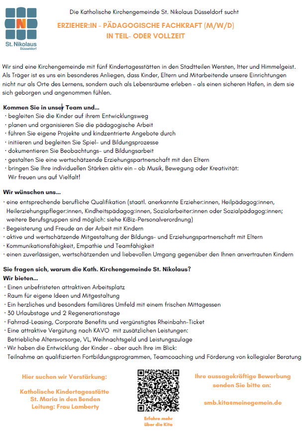 Stellenausschreibung 09-26