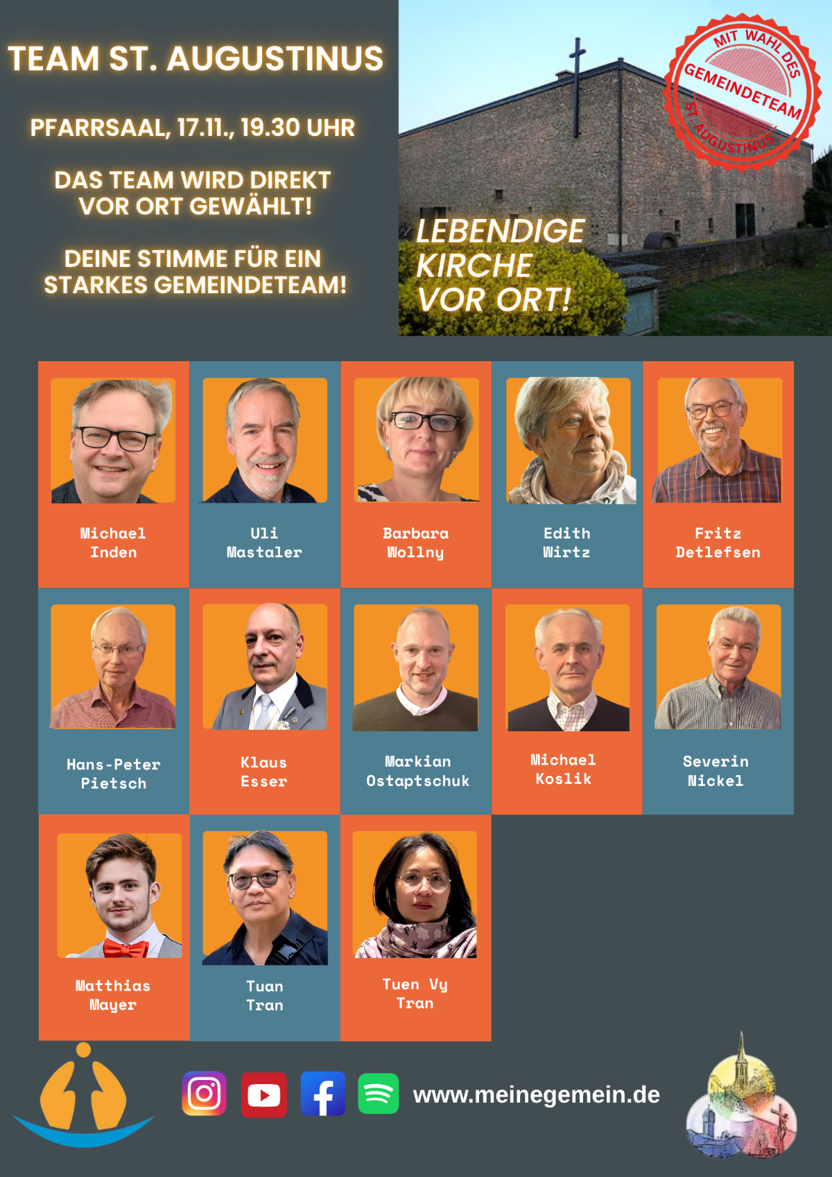 Wahlplakat 2025 Ortsteam