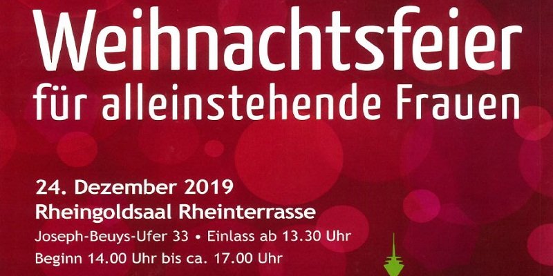 Weihnachtsfeier alleinstehende Frauen 800x400